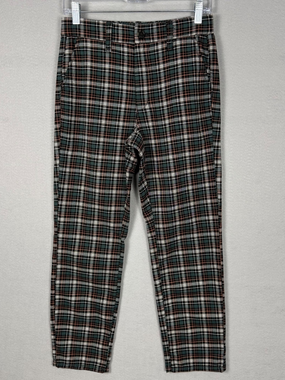 American Eagle Women's 2 Plaid Super Hi-Rise Skinny Pants